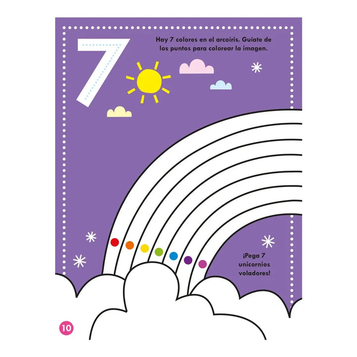 Libro De Actividades 1 2 3 con Stickers Lexus Para Niños