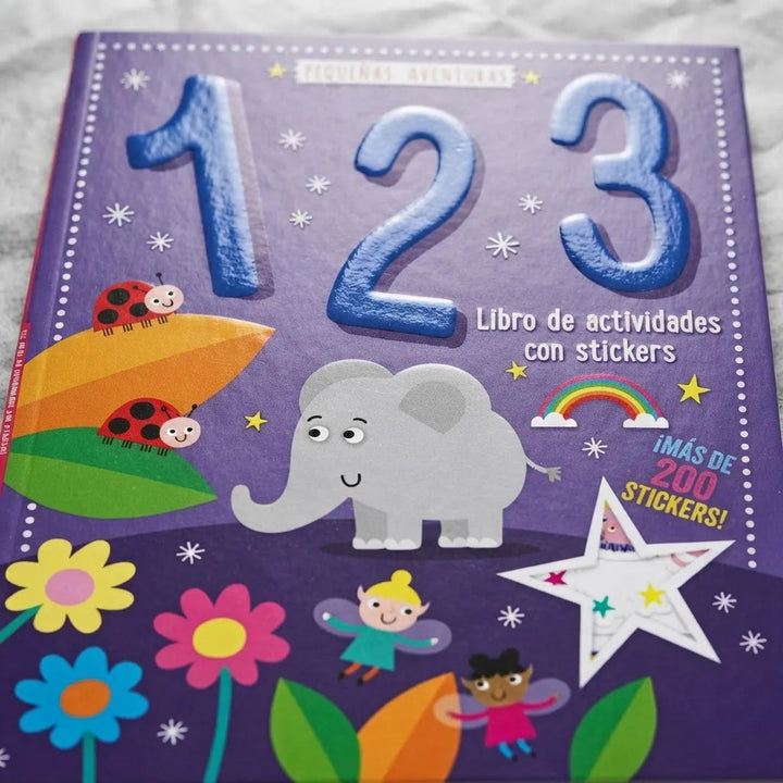 Libro De Actividades 1 2 3 con Stickers Lexus Para Niños