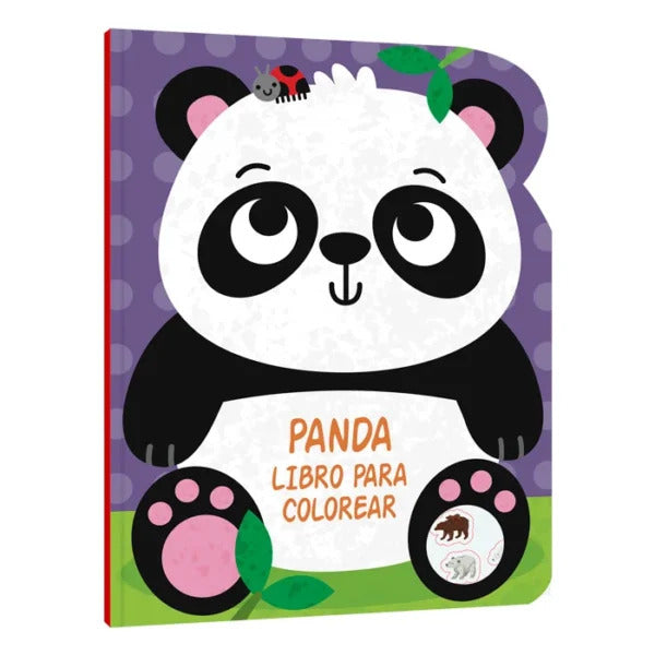 Libro para Colorear Panda 64 Páginas con Stickers Lexus Para Niños