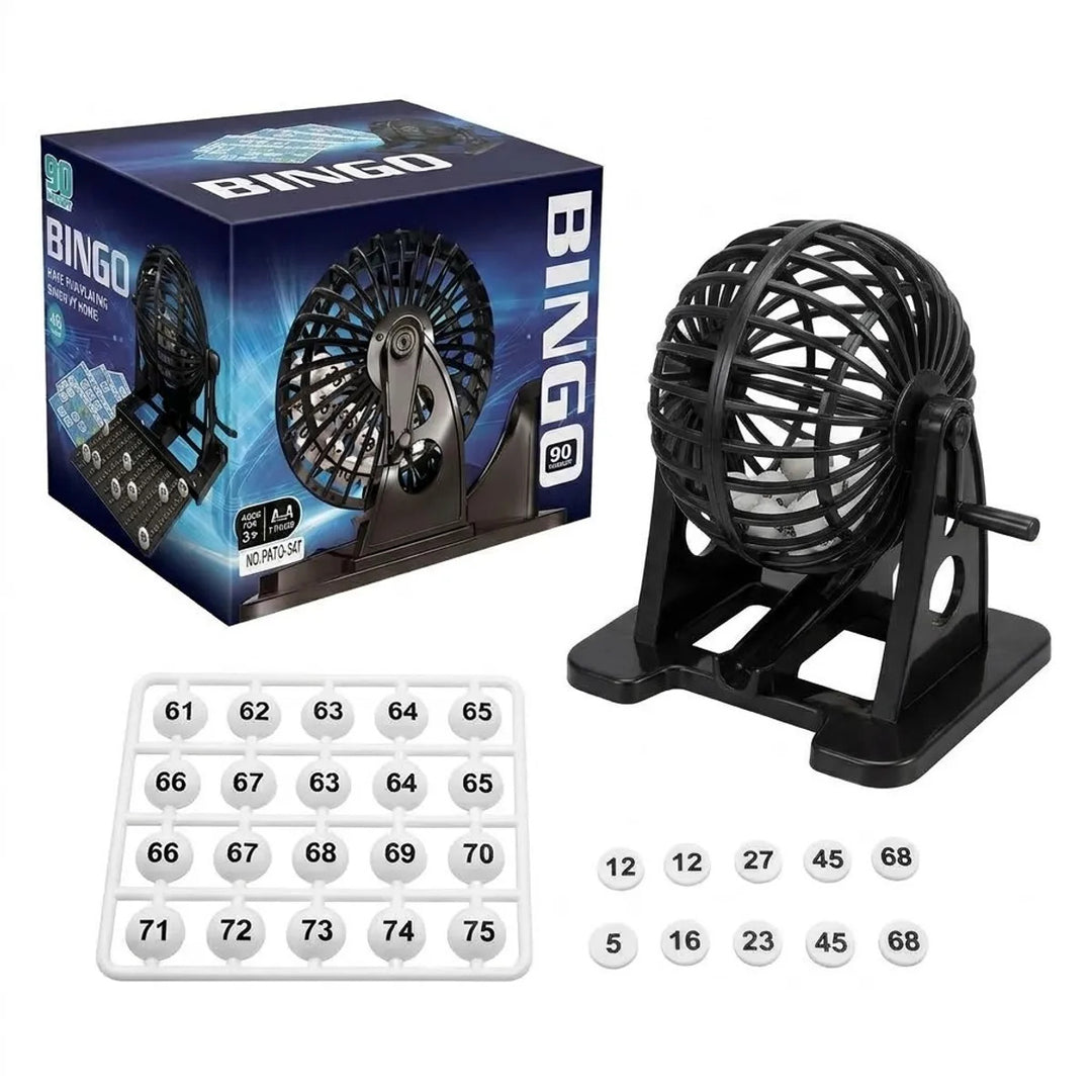 Juego de Mesa Bingo Clásico con Balotera Para Niños Familiar