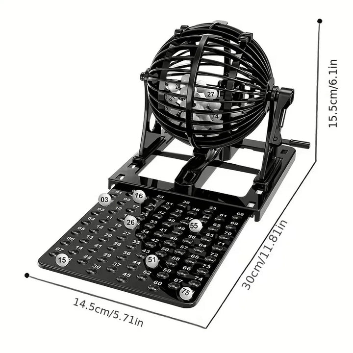 Juego de Mesa Bingo Clásico con Balotera Para Niños Familiar