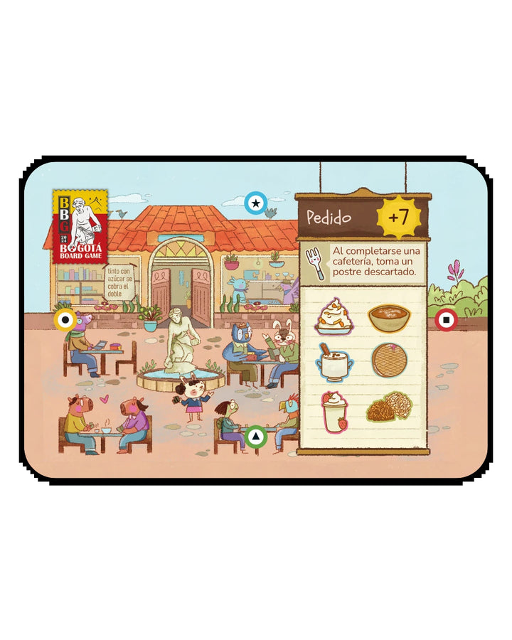Juego de Mesa Postres Estrategia Para Niños Adultos