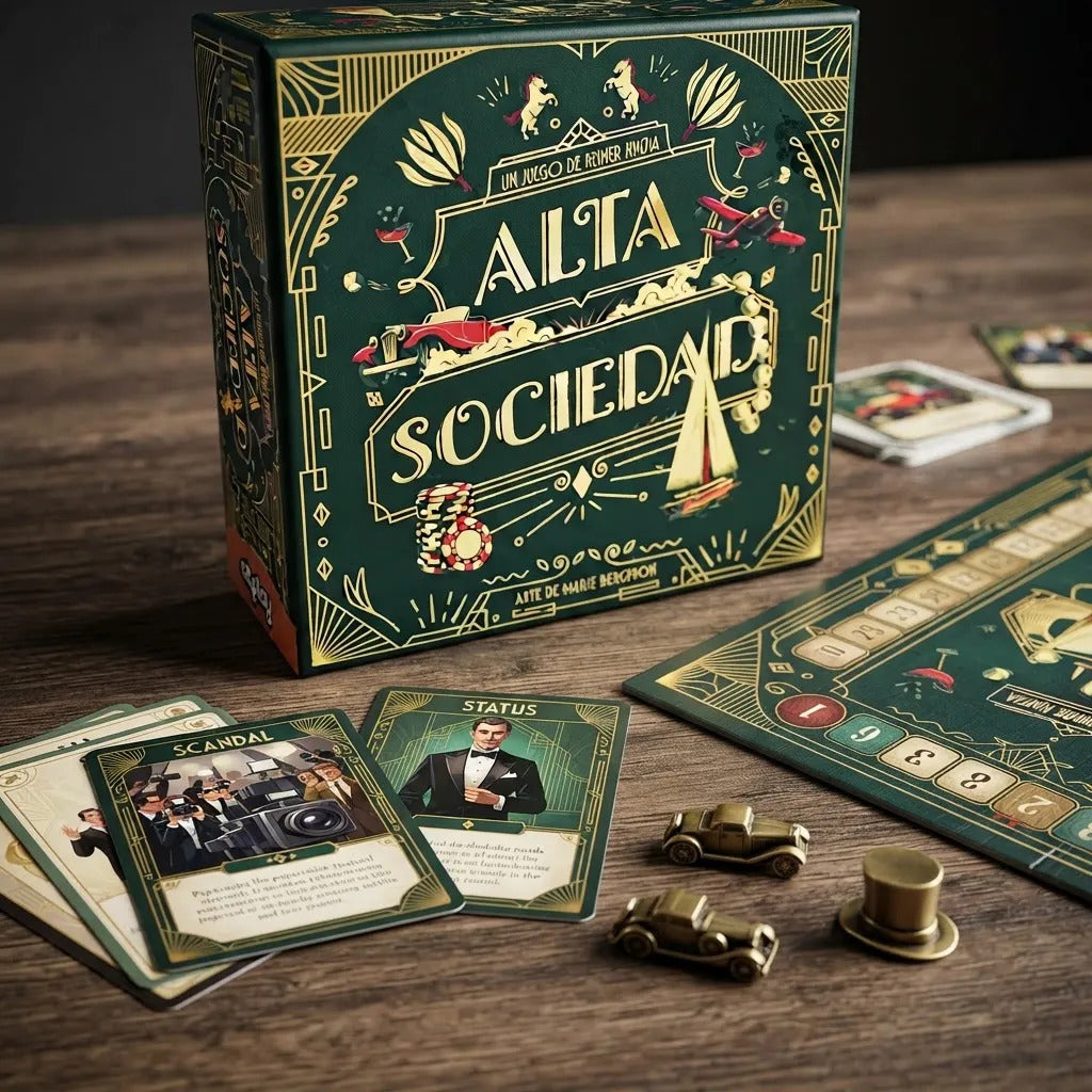 Juego de Mesa Estrategia Alta Sociedad Para Niños Adultos