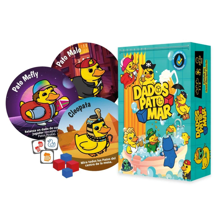 Juego de Mesa Dados Pato Mar Estrategia Para Niños Adultos