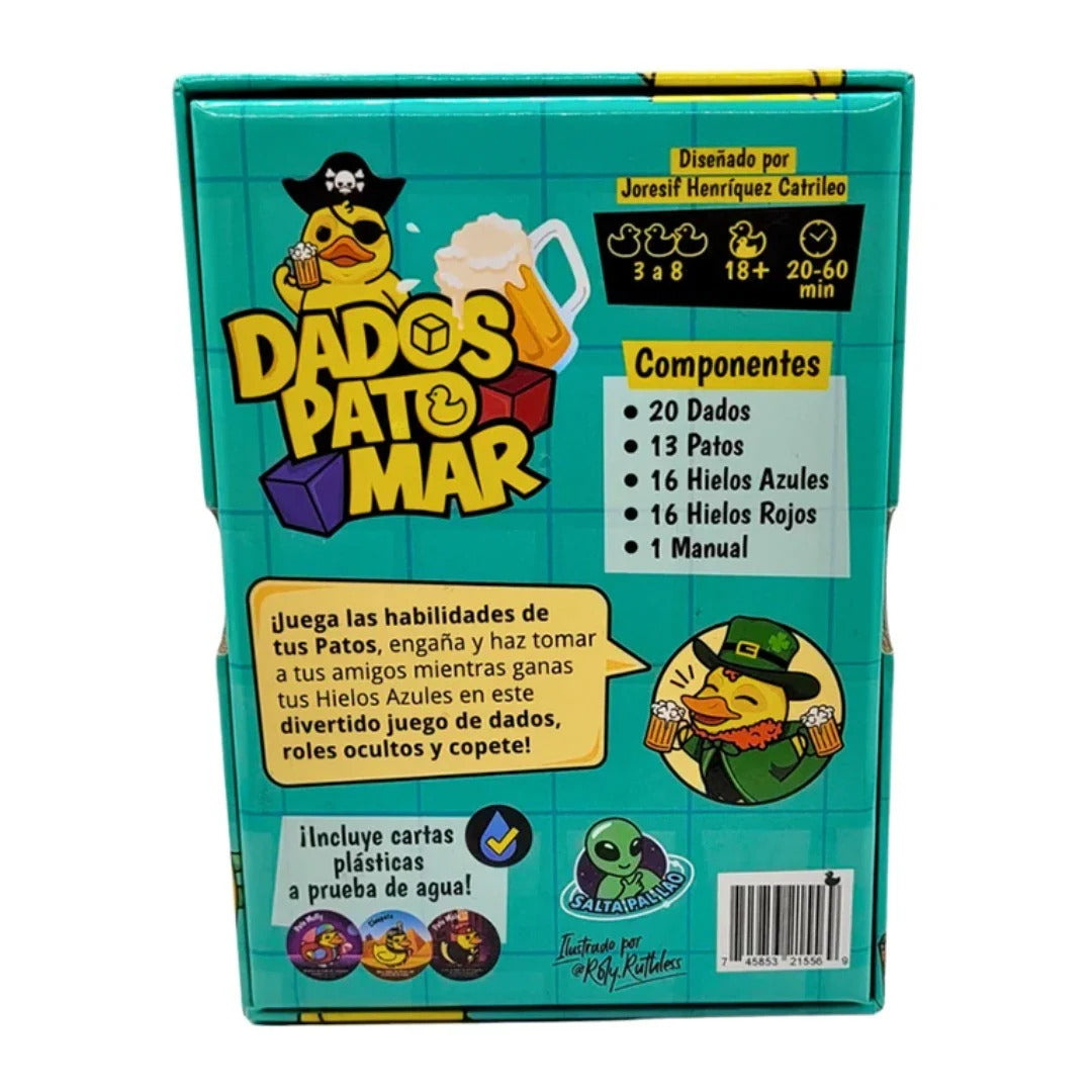 Juego de Mesa Dados Pato Mar Estrategia Para Niños Adultos