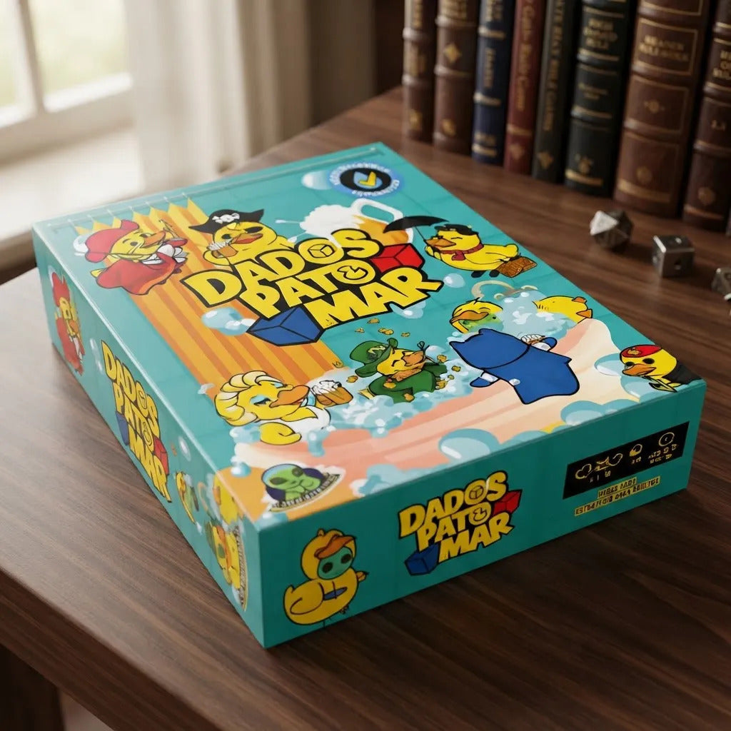 Juego de Mesa Dados Pato Mar Estrategia Para Niños Adultos