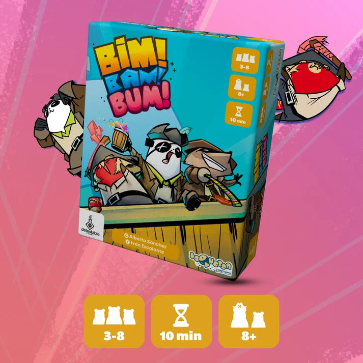 Juego de Mesa Bim Bam Bum Estrategia Para Niños Adultos