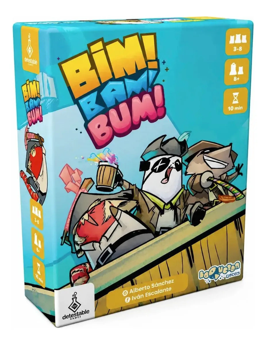 Juego de Mesa Bim Bam Bum Estrategia Para Niños Adultos