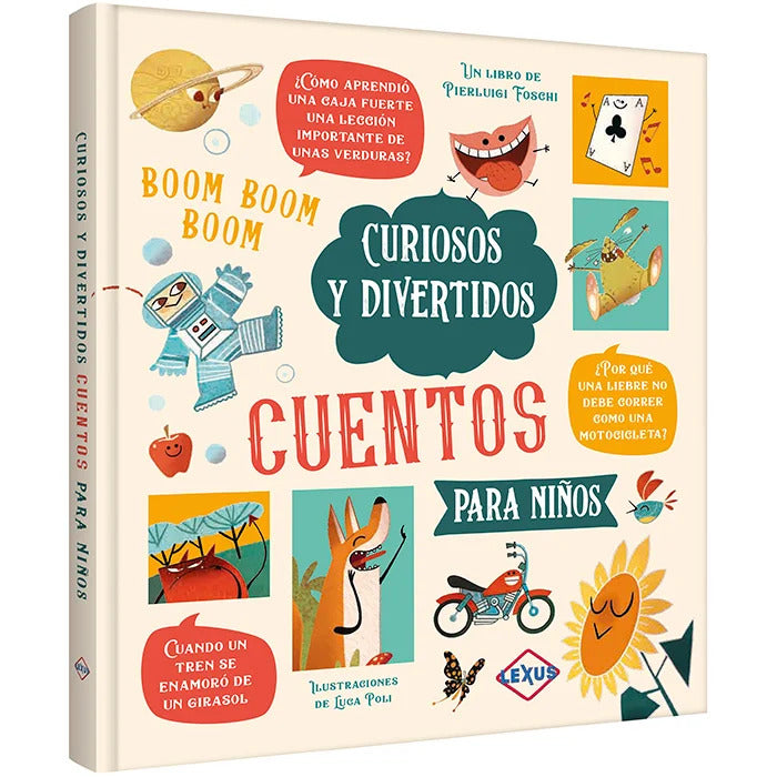 Libro Ilustrado Curiosos Y Divertidos Cuentos Para Niños