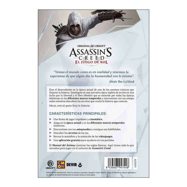 Manual El Juego de Rol Animus Devir Assassin&