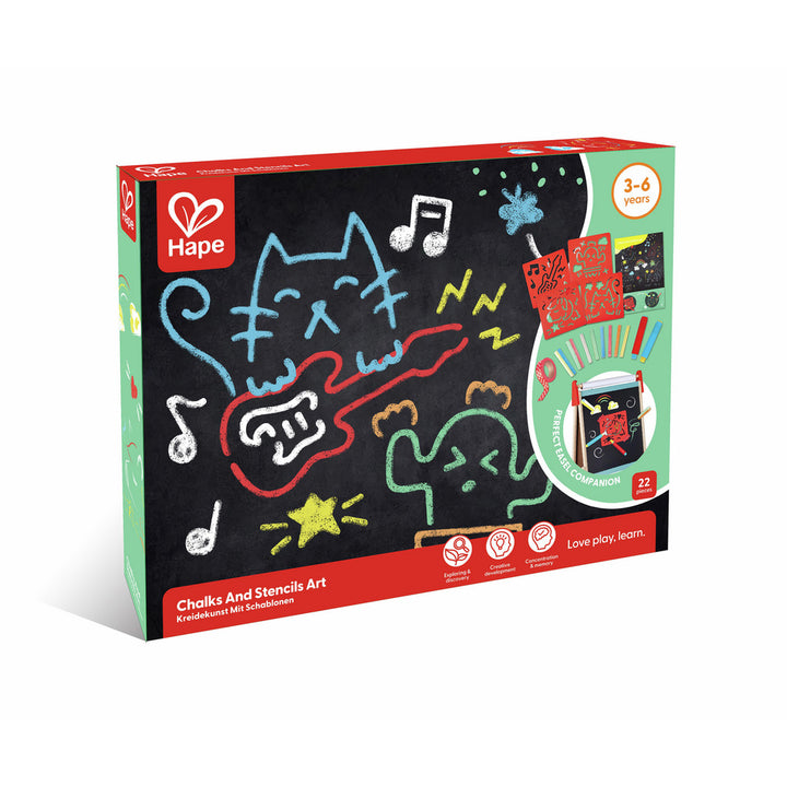 Juego de Tizas y Plantillas para Motricidad Fina Hape Para Niños