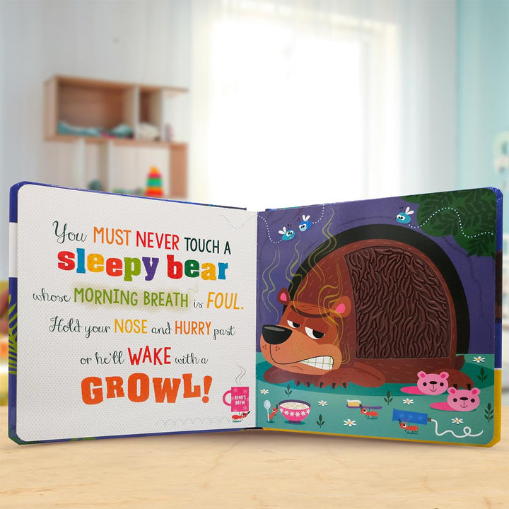 Libro Ilustrado Never Touch a Sleepy Lion Para Niños