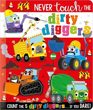 Libro Sensorial Never Touch The Dirty Diggers Para Niños