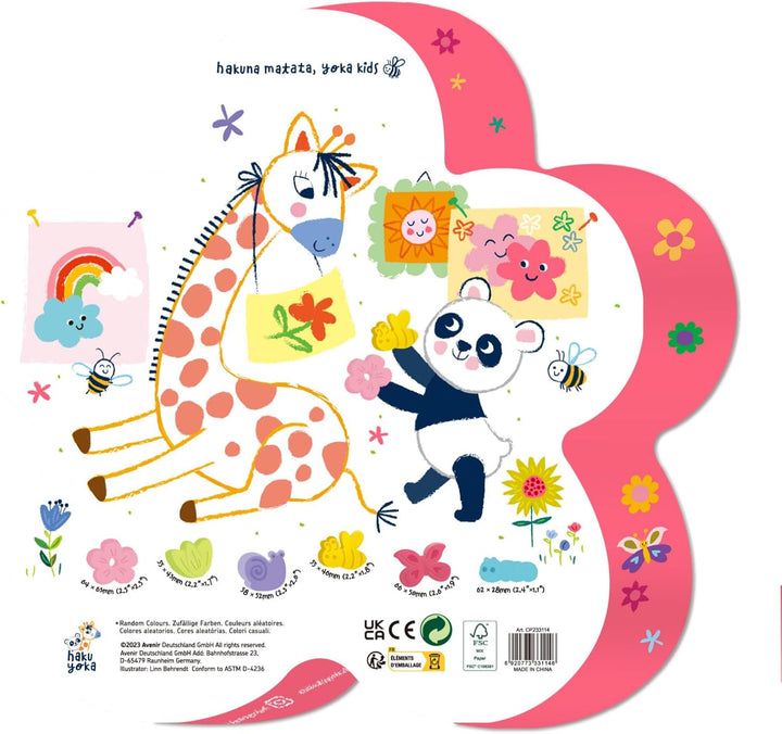 Lápices de Cera  Forma Animales y Plantas 6 Piezas para Niños