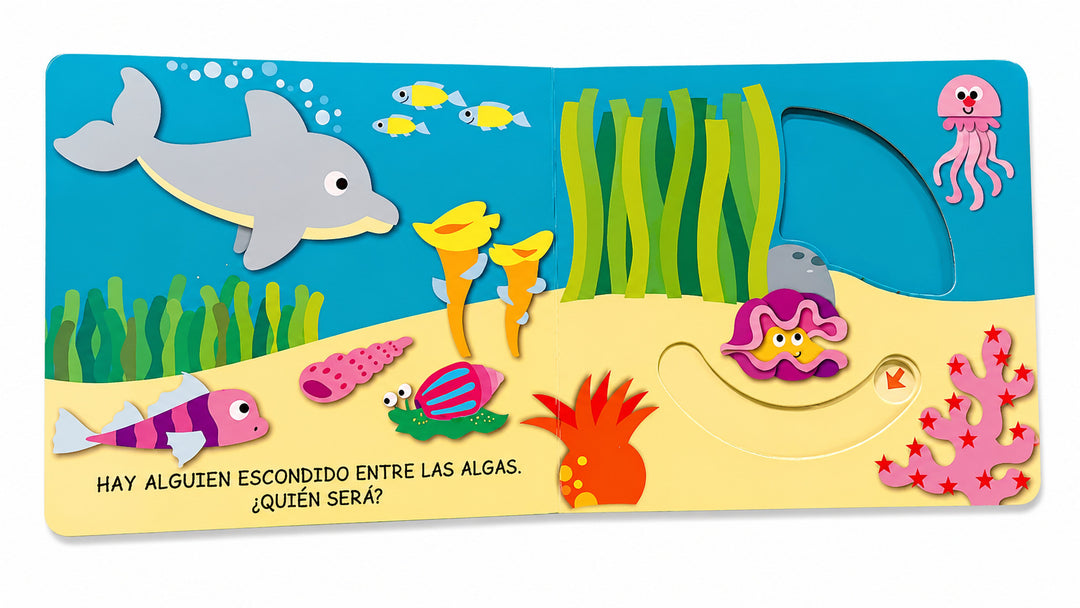 Libro A Ver Si Me Encuentras Animales del Mar Para Niños