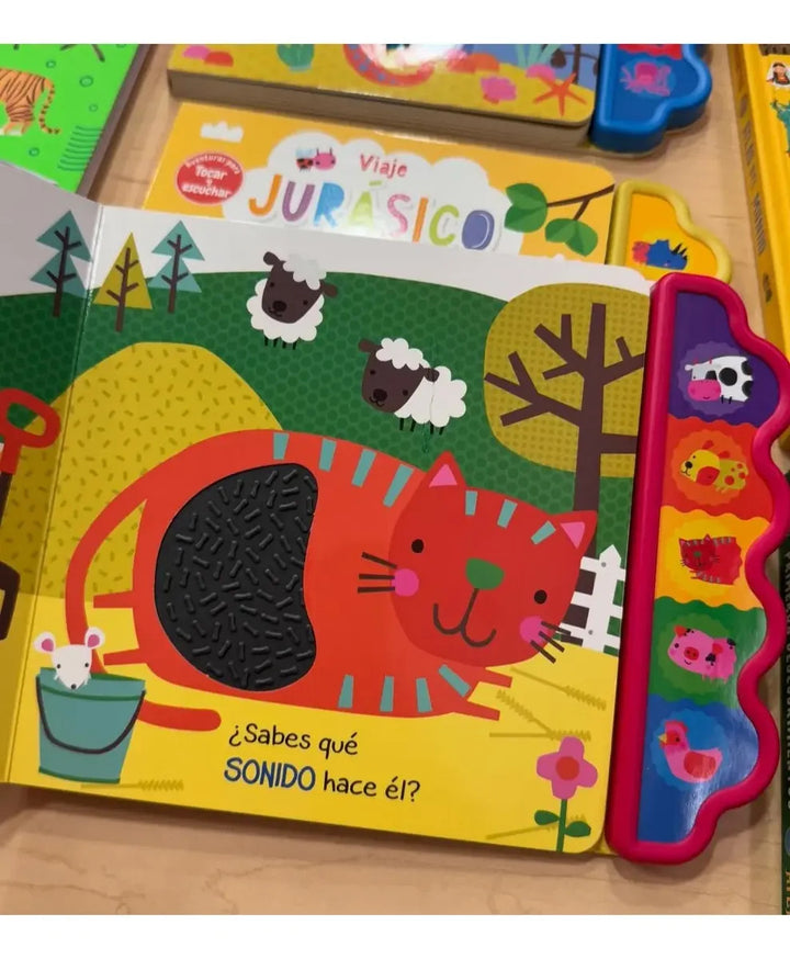 Libro Táctil Sonidos Ritmo del Granero Para Niños