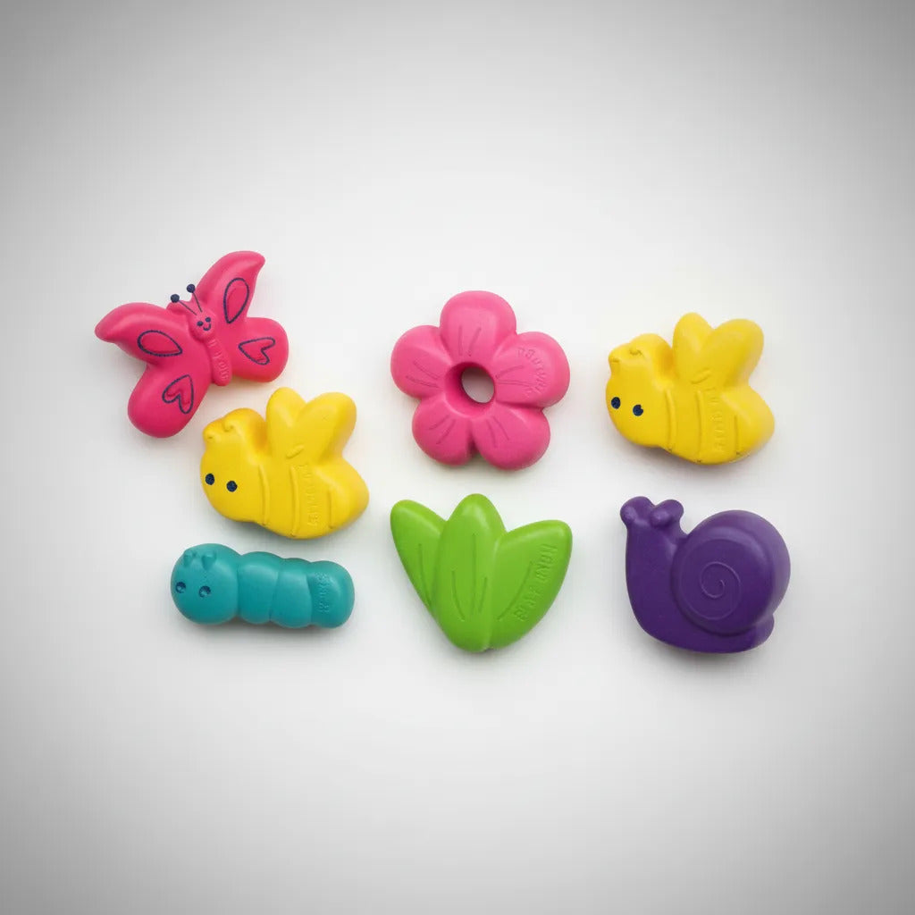 Lápices de Cera  Forma Animales y Plantas 6 Piezas para Niños