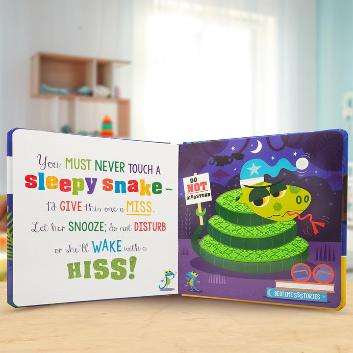Libro Ilustrado Never Touch a Sleepy Lion Para Niños