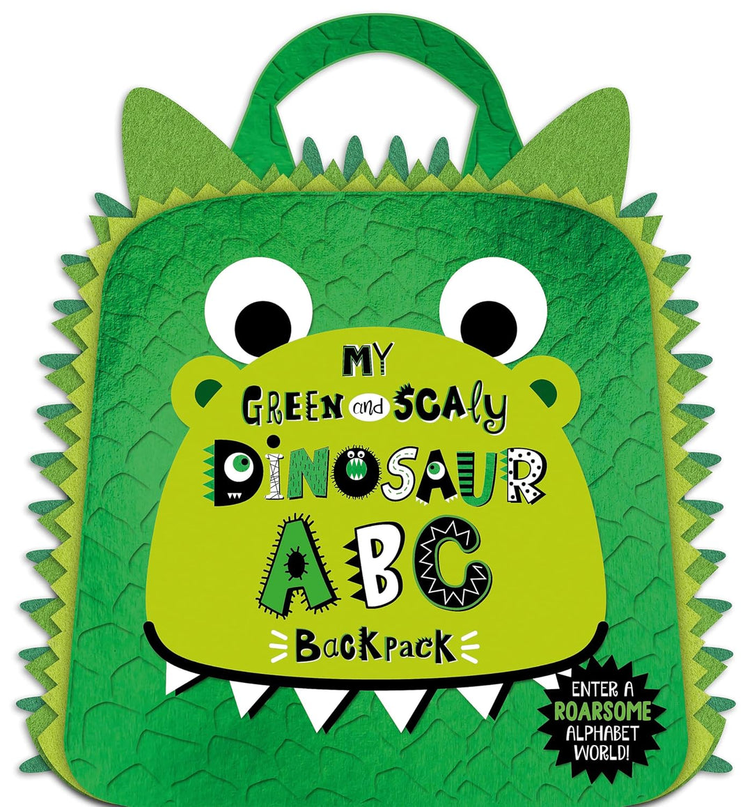 Libro Mochila Educativa Dinosaurio ABC Para Niños
