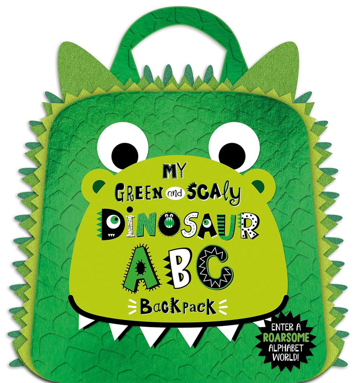 Libro Mochila Educativa Dinosaurio ABC Para Niños