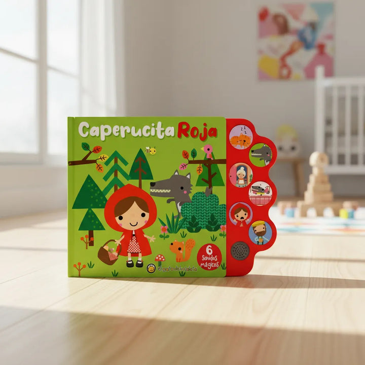 Libro Interactivo con Sonido Caperucita Roja Para Niños