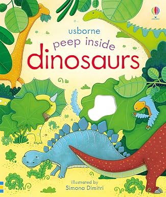 Libro Interactivo con Solapas Peep Inside Dinosaurs Para Niños