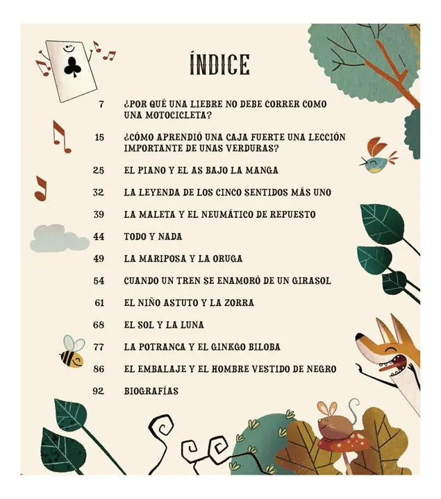 Libro Ilustrado Curiosos Y Divertidos Cuentos Para Niños