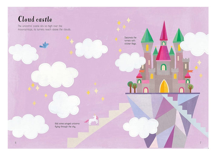 Libro Interactivo Primeros Stickers Unicornios Para Niños