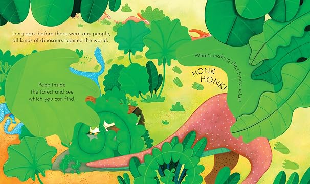 Libro Interactivo con Solapas Peep Inside Dinosaurs Para Niños