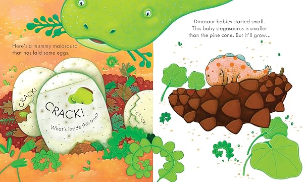 Libro Interactivo con Solapas Peep Inside Dinosaurs Para Niños