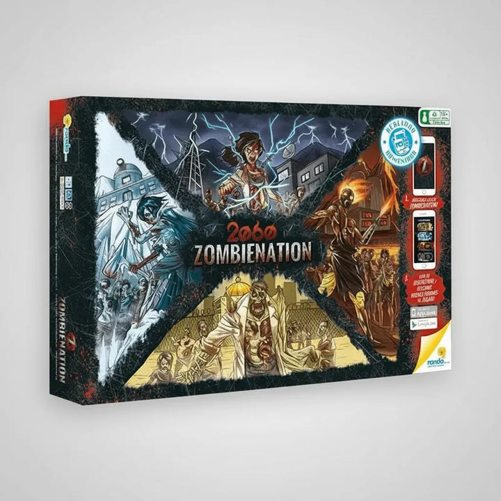 Juego de Mesa Zombienation Estrategia Ronda Para Niños