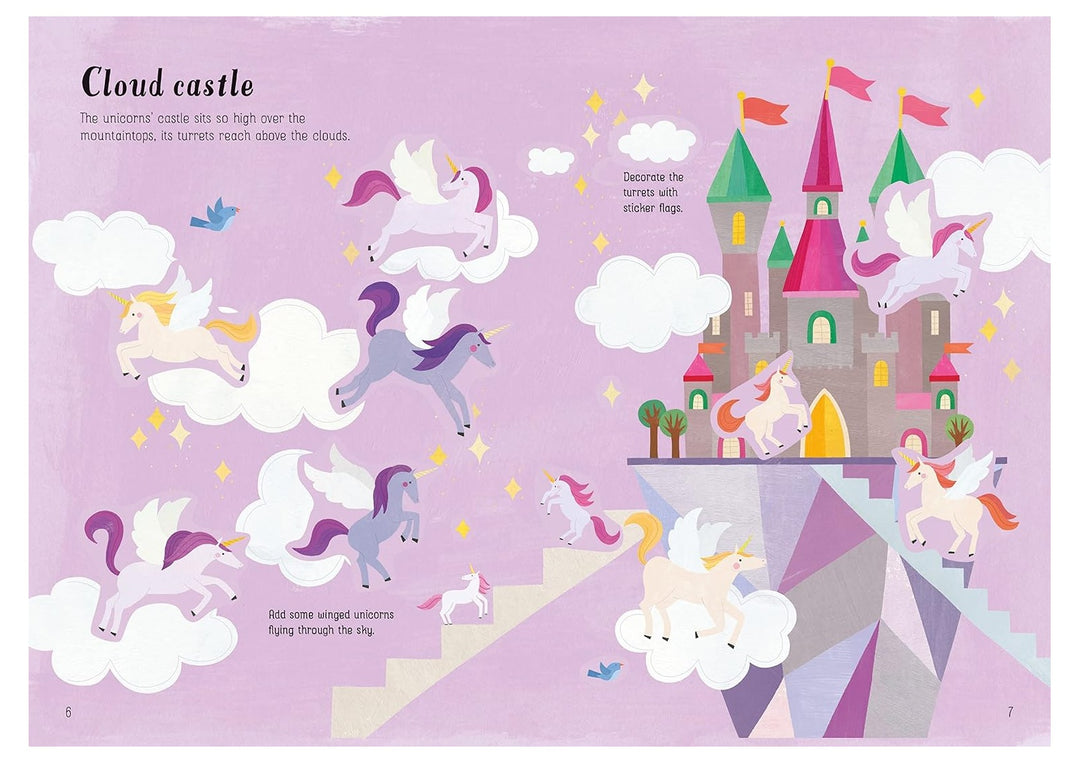 Libro Interactivo Primeros Stickers Unicornios Para Niños