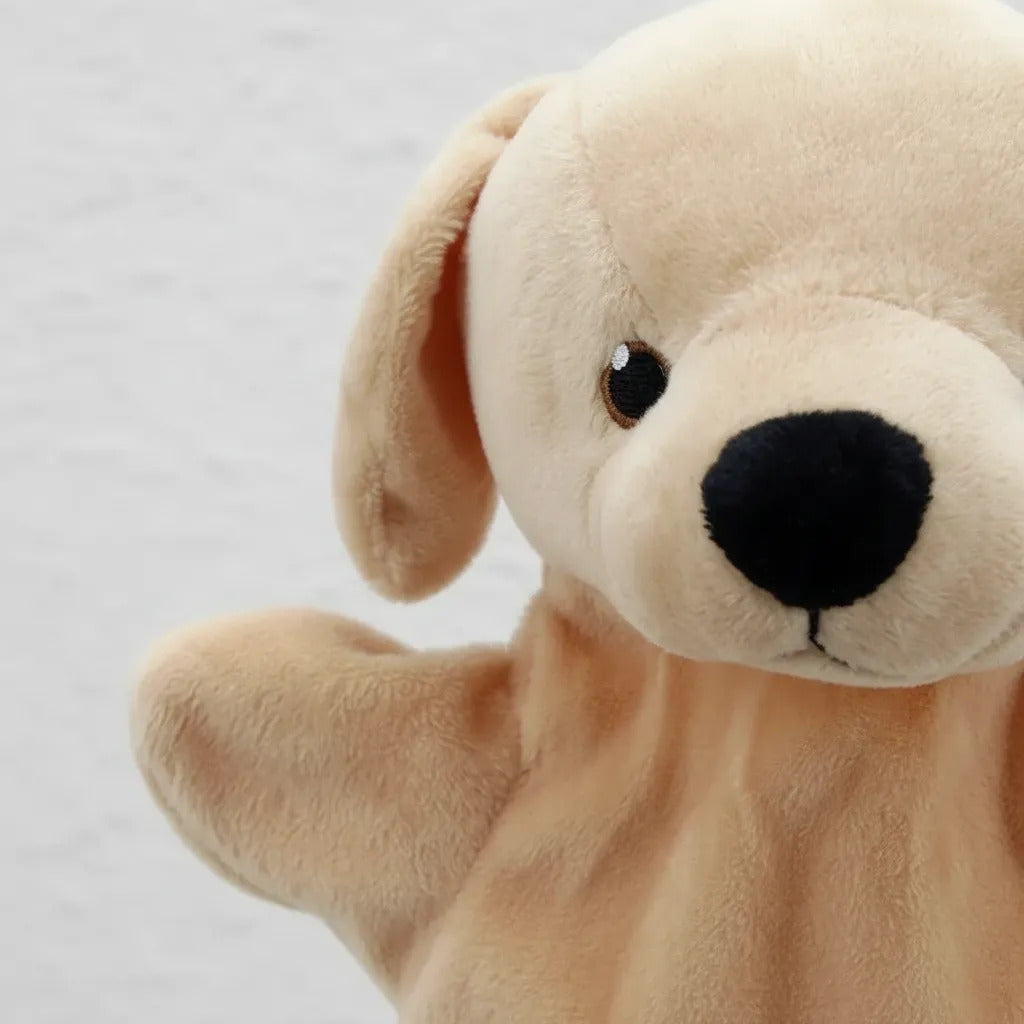 Titere De peluche perro labrador para Niños