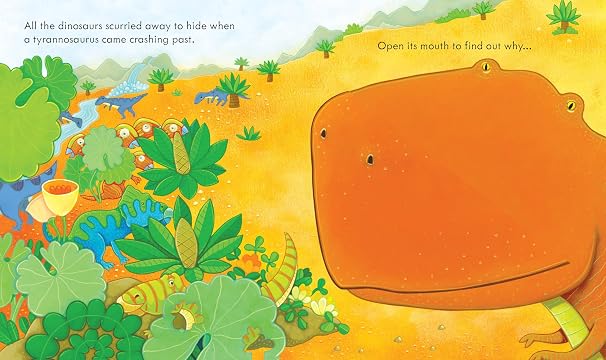 Libro Interactivo con Solapas Peep Inside Dinosaurs Para Niños