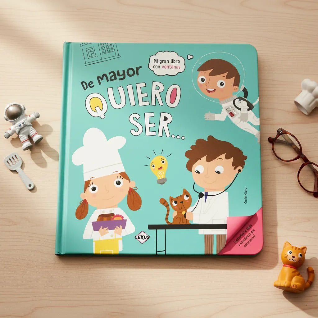 Libro Educativo De Mayor Quiero Ser Para Niños