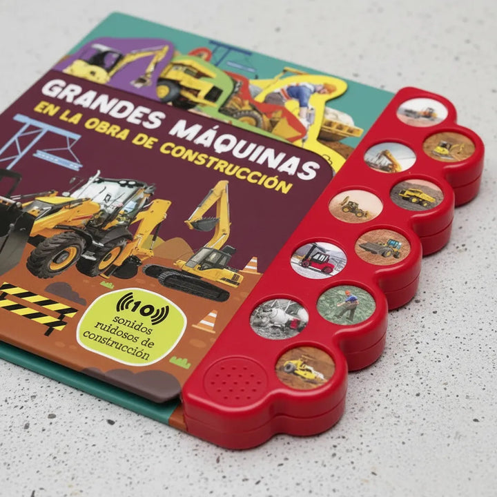 Libro de Sonidos Grandes Máquinas en la Obra Lexus Para Niños