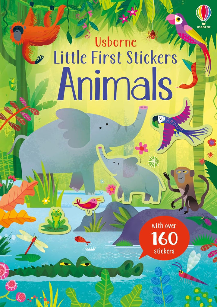 Libro Didáctico  Stickers  Animales De La Selva Para Niños