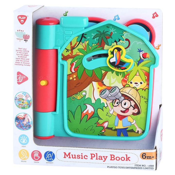 Libro Didáctico Musical Interactivo Safari Para Niños