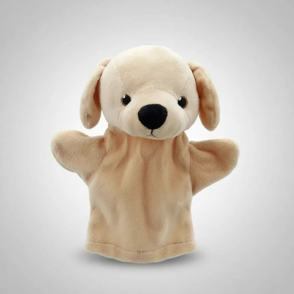 Titere De peluche perro labrador para Niños