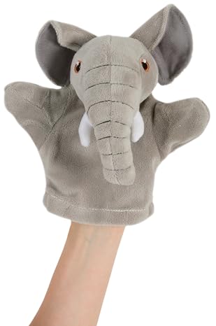 Títere Didáctico Interactivo Elefante Para Niños