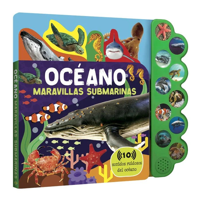 Libro de Sonidos Océano Maravillas Submarinas Lexus Para Niños