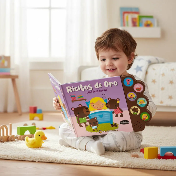 Libro Interactivo con Sonido Ricitos de Oro y los Tres Ositos Para Niños