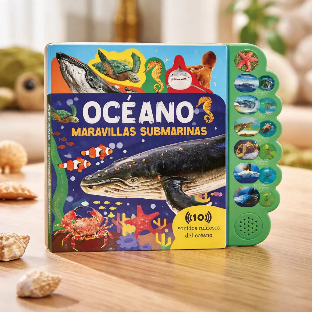 Libro de Sonidos Océano Maravillas Submarinas Lexus Para Niños