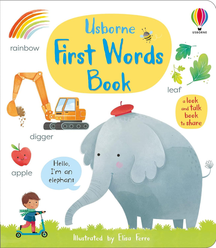 Libro Educativo First Words Book Usborne Para Niños