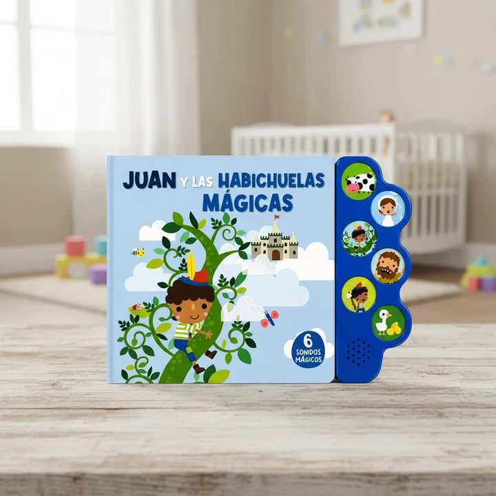 Libro Interactivo con Sonido Jack y las habichuelas mágicas Para Niños