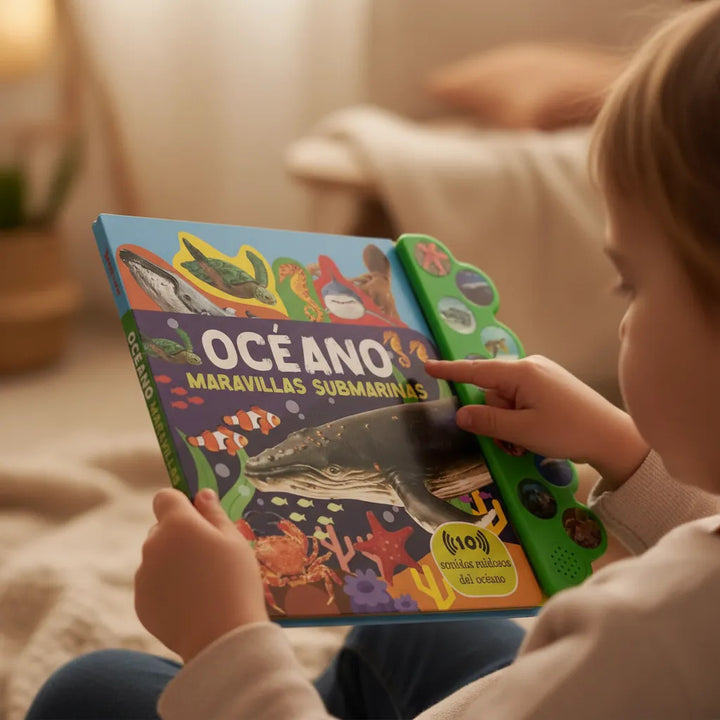 Libro de Sonidos Océano Maravillas Submarinas Lexus Para Niños