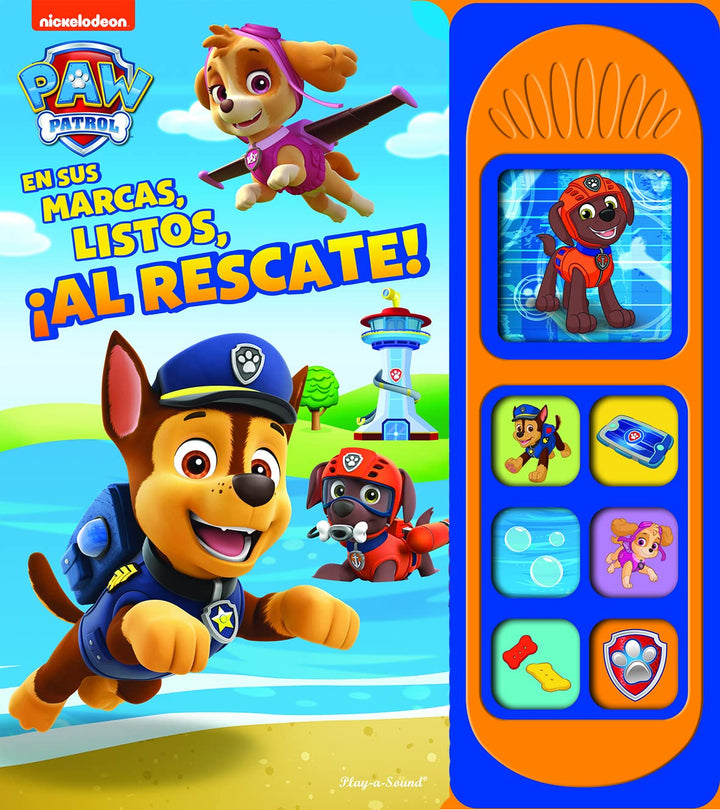 Libro interactivo 7 botones Patrulla Canina Para Niños