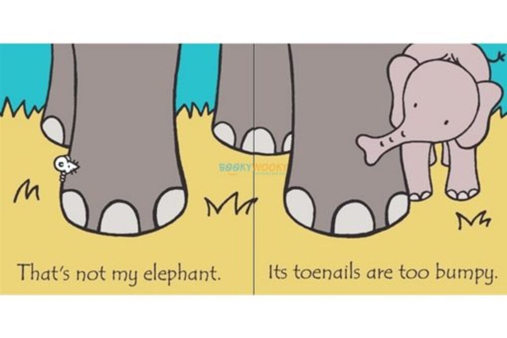 Libro Ese No Es Mi Elefante Libro de Texturas Para Niños