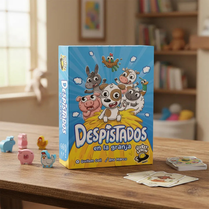 Juego De Mesa Despistados en la Granja Estrategia Para Niños