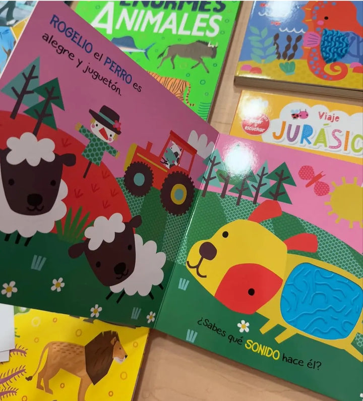 Libro Táctil Sonidos Ritmo del Granero Para Niños